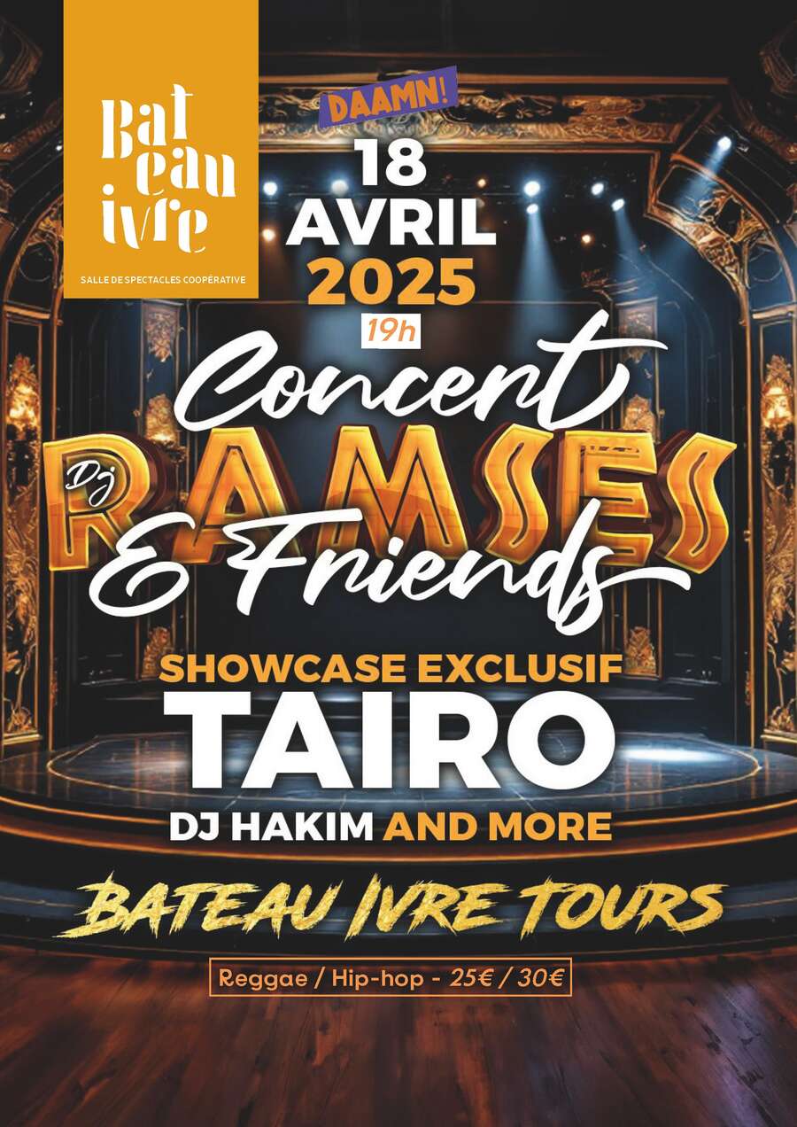 Photo de l'événement DJ RAMSES & TAÏRO + LYAA + MEDRA DAAMN! à Le Bateau ivre