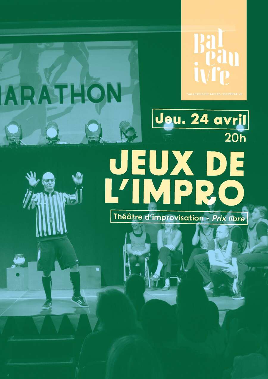 Photo de l'événement JEUX DE L’IMPRO Les Sales Gousses x Tours Impro Club à Le Bateau ivre