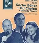 SACHA BÉHAR + DJ CHELOU + CAMILLE FIEVEZ image au format JPG