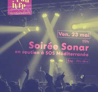 Illustration SOIRÉE SONAR En soutien à SOS Méditerranée