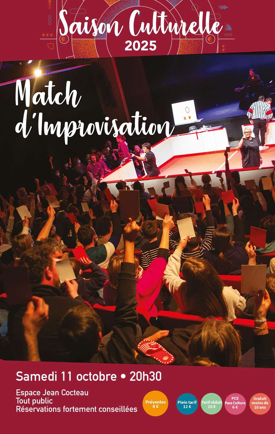 Photo de l'événement Match d’Improvisation à Espace Culturel Jean Cocteau