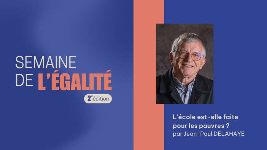 Photo de l'événement Semaine de l'égalité 2025 | 🎤 L’école est-elle faite pour les pauvres ? à Centre de vie du Sanitas