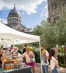 Illustration Marché artisanal nocturne