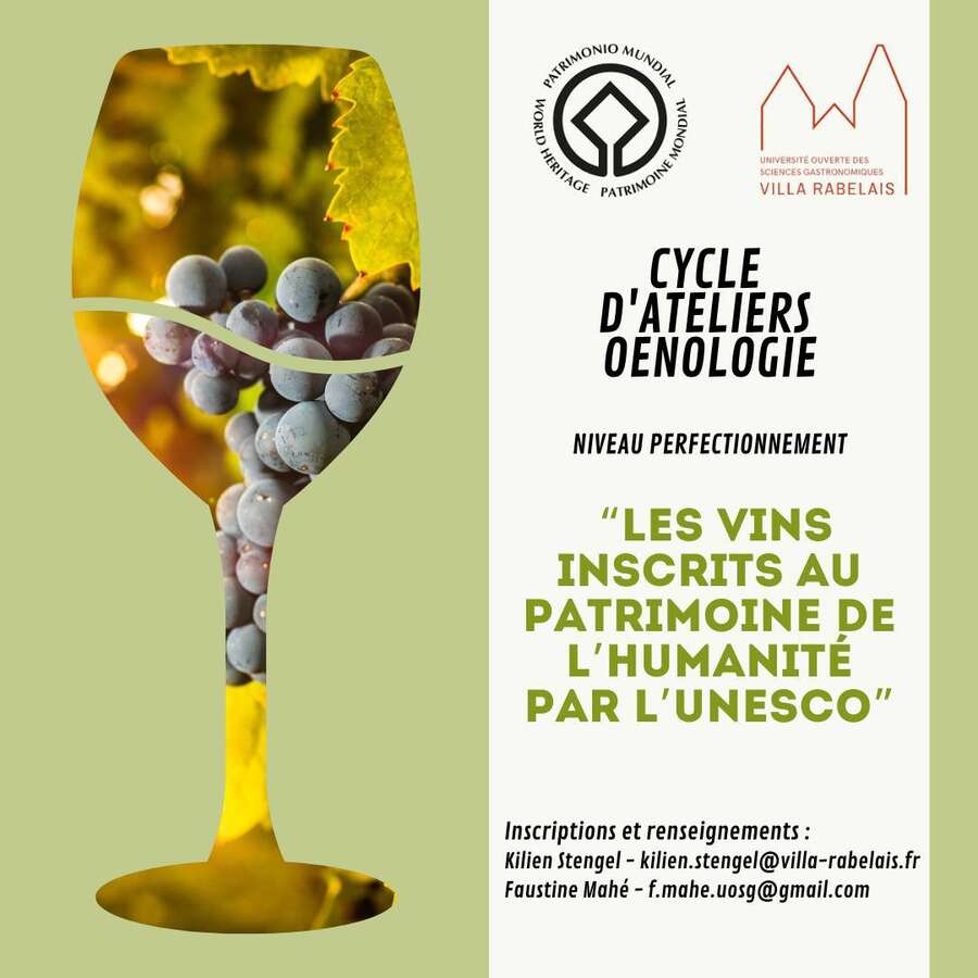 Photo de l'événement Les vins inscrits au patrimoine culturel de l’humanité par l’Unesco à Villa Rabelais