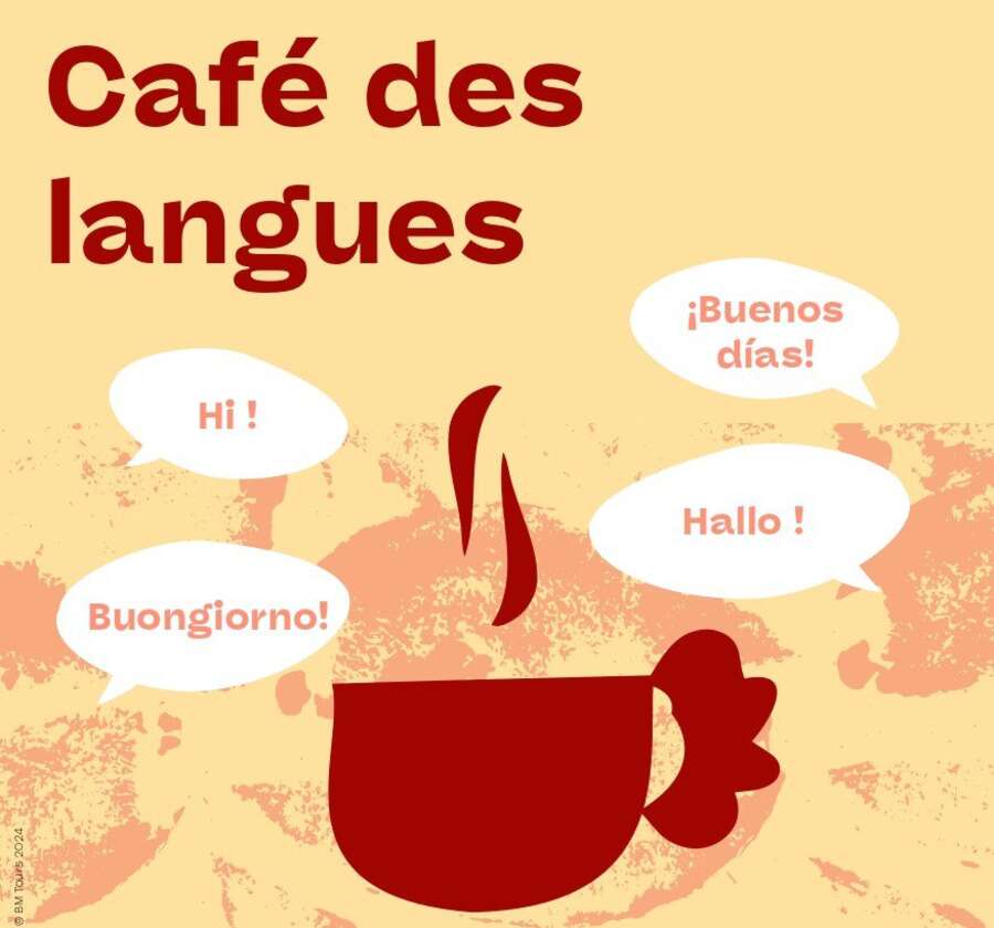 Photo de l'événement Café des langues - animé par l’association Linguafest’37 à Bibliothèque Centrale