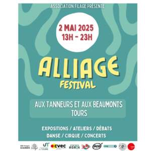 Illustration Alliage festival proposé par l'association Filage