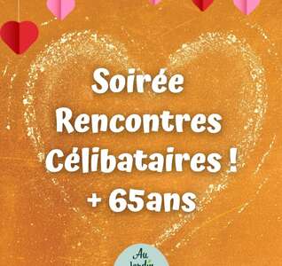 Illustration Soirée Rencontres Célibataires + 65ans