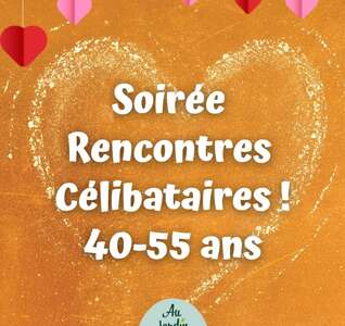 Illustration Soirée Rencontres Célibataires 40-55 ans