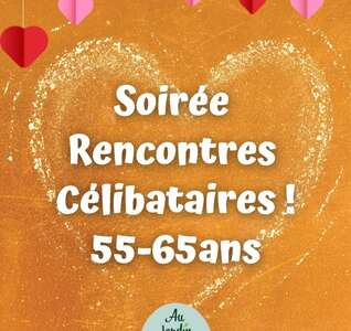 Illustration Soirée Rencontres Célibataires 55-65 ans