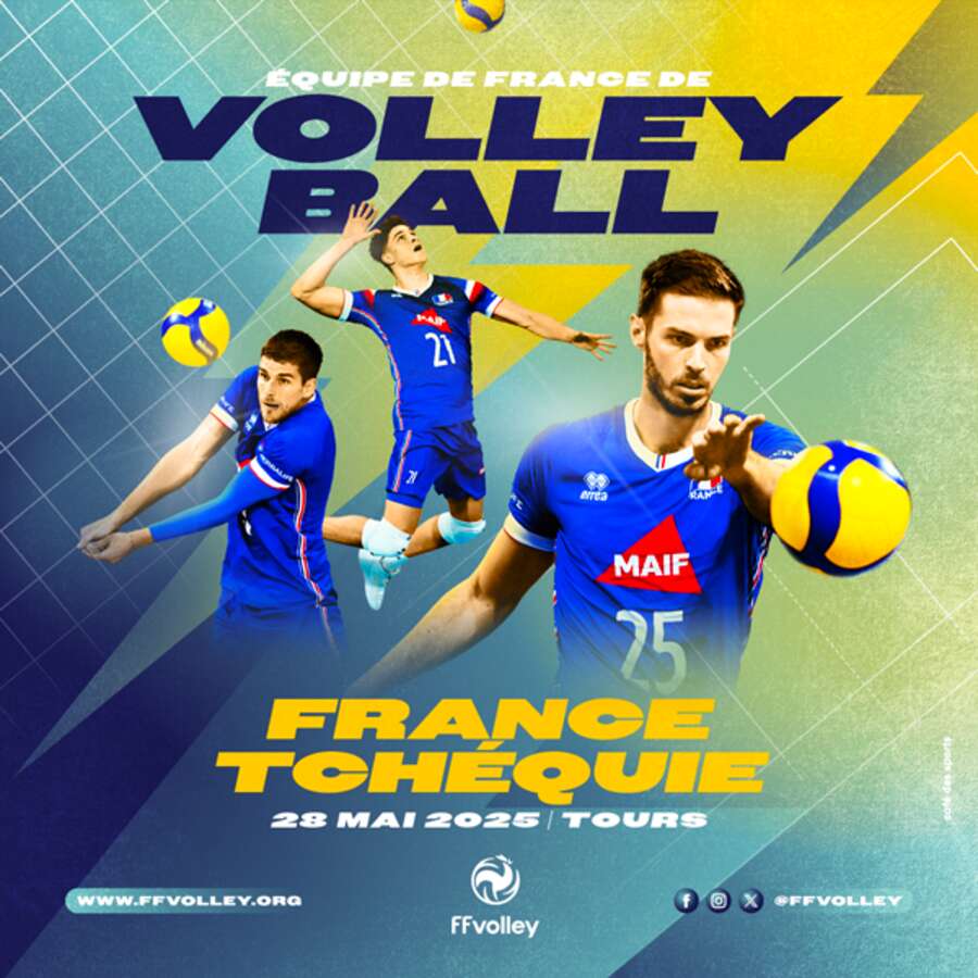 Photo de l'événement Volley-Ball | France vs. République Tchèque à Le Palais des sports - Salle Grenon