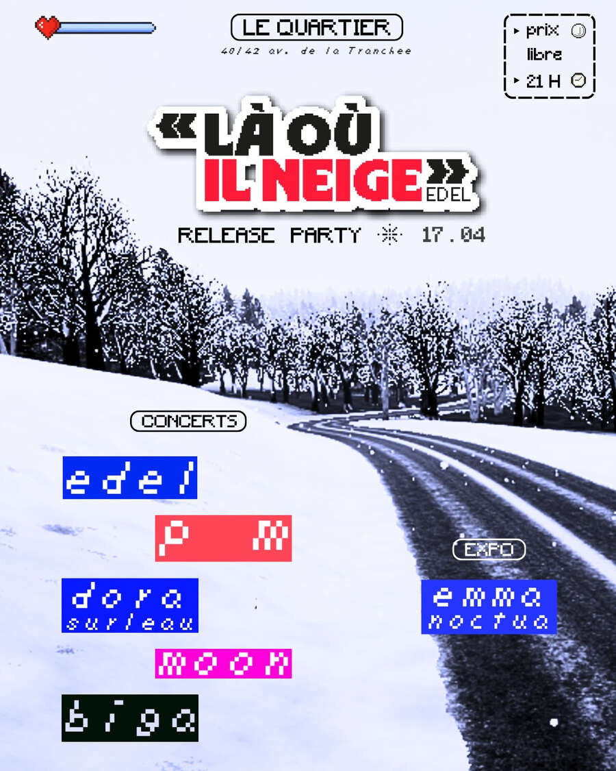 Photo de l'événement Jeudi 17 Avril – Evènement / Concert RAP  POP au Quartier avec release party de EDEL à Le Quartier