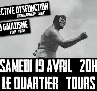 Illustration Samedi 19 Avril – Concert au Quartier : Stick7 + Seasonal Affective Dysfunction + Les Barons du Gaullisme