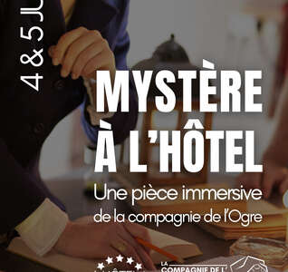Illustration Mystère à l'Hôtel, pièce de théâtre immersive