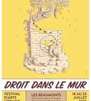 Illustration DROIT DANS LE MUR  // organisation Sacrebleu & BlueMonday