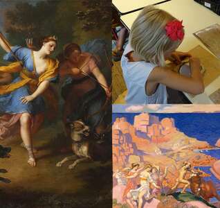 Illustration Le Musée Amusant : Vacances Mythiques. 4 > 7 ans