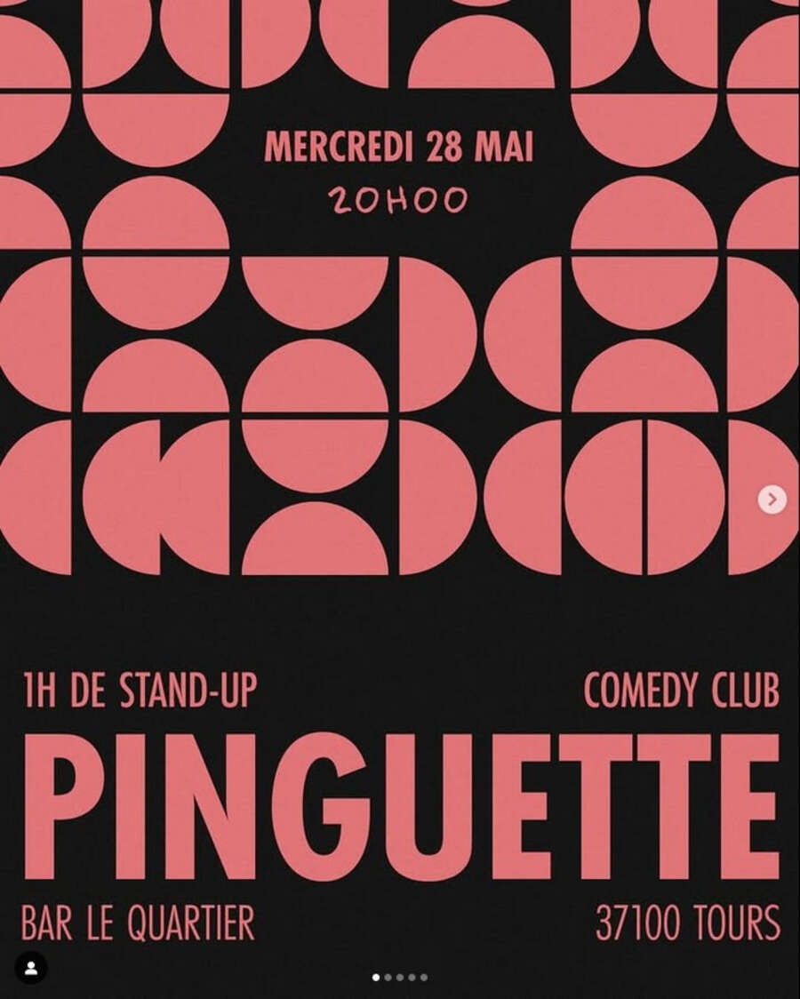 Photo de l'événement Mercredi 28 Mai – Stand Up au Quartier avec Pinguette à Le Quartier