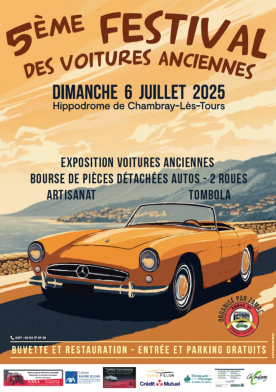 Photo de l'événement Exposition de voitures avec ZAMAC à Hippodrome, Avenue de l'Hommelaie, Chambray-lès-Tours, France