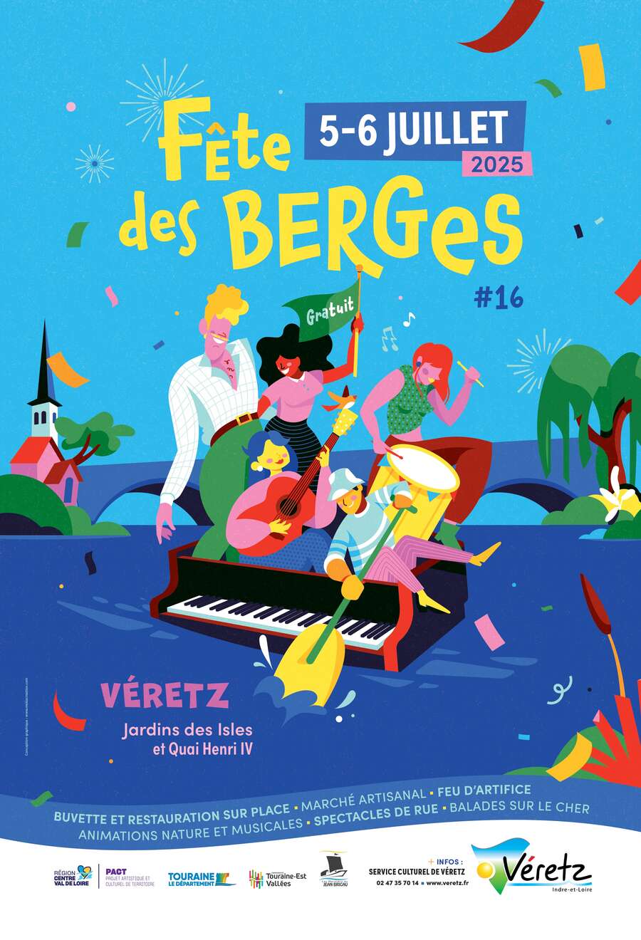 Photo de l'événement 16ème Fêtes des Berges à Jardins des Isles à Véretz