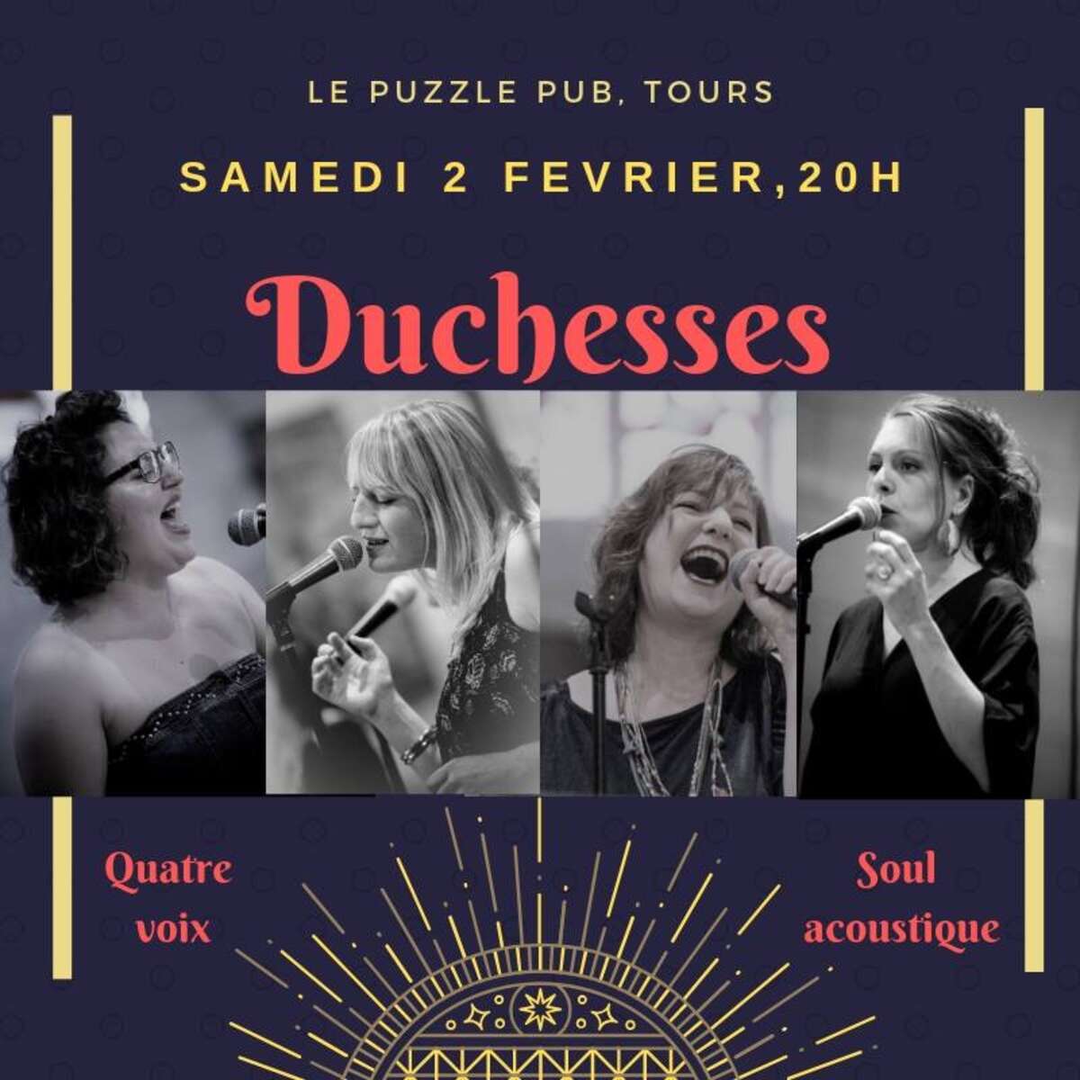 Photo de l'événement Duchesses En Concert à Le Puzzle Pub Tours