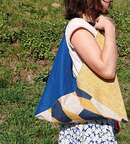 Illustration Coudre un sac origami