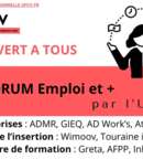 Illustration Le forum emploi et + par l'UFCV