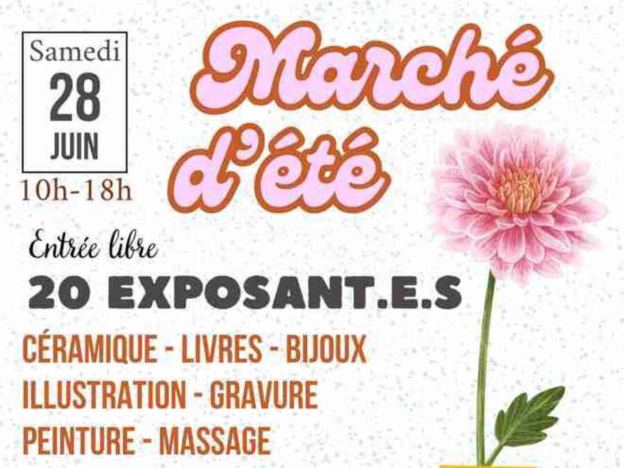 Photo de l'événement Marché d'Eté du Hameau Saint Michel à Foyer du Hameau Saint-Michel
