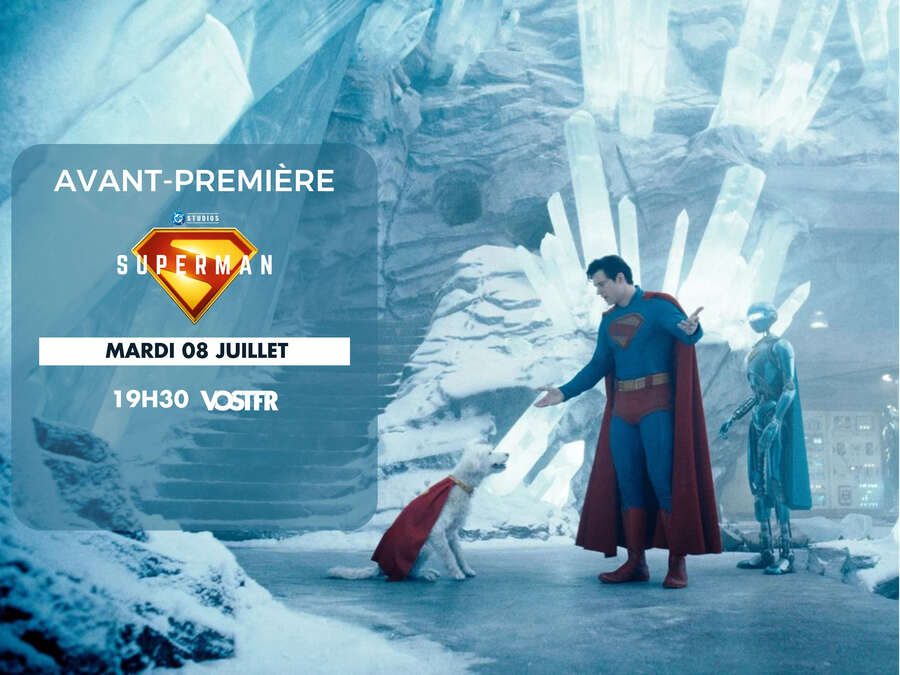 Photo de l'événement Avant-première : Superman à CGR Tours Centre