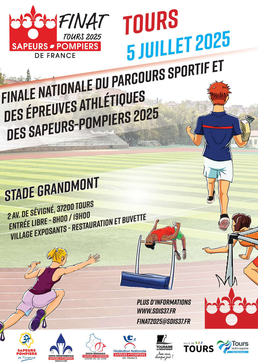 Photo de l'événement FINAT 2025 - Finale Nationale du Parcours Sportif et des Epreuves Athletiques Sapeurs-Pompiers 2025 à Stade Grandmont 