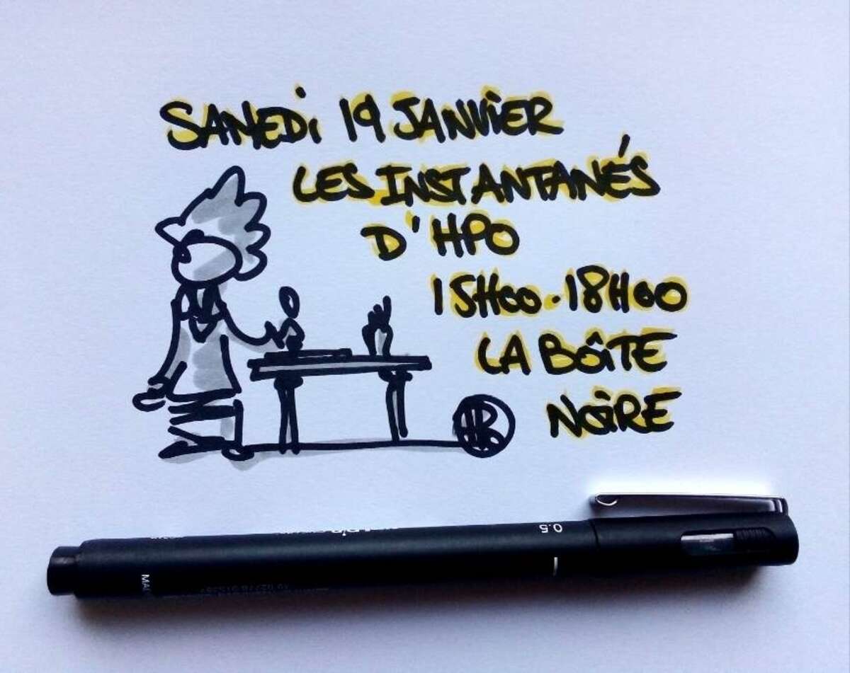 Photo de l'événement Après-midi dessin à La Boite Noire