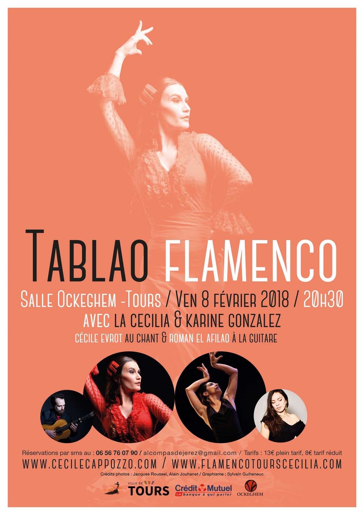 Photo de l'événement TABLAO FLAMENCO avec KARINE GONZALEZ et LA CECILIA à Salle Ockeghem, Tours
