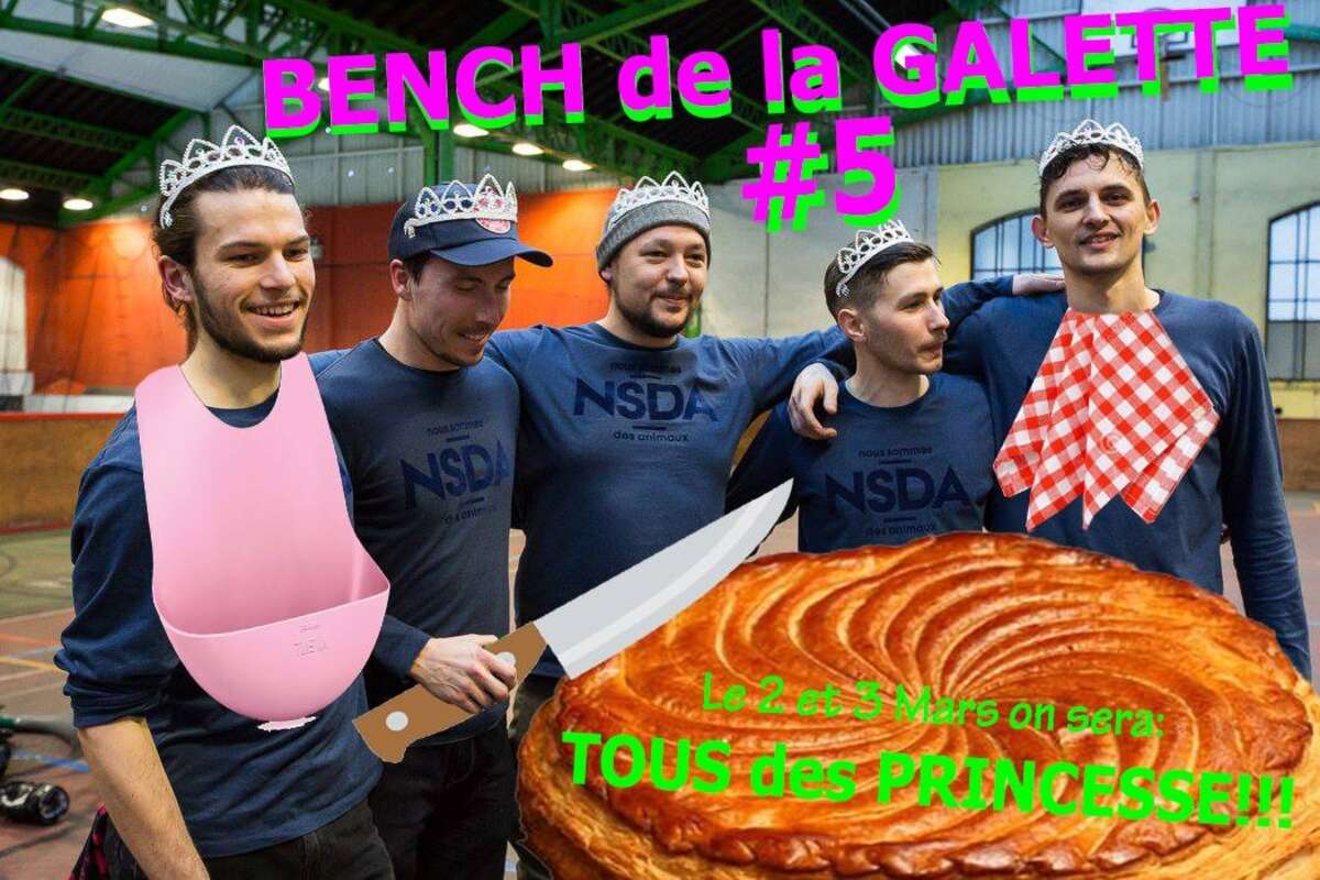Photo de l'événement Bench de la Galette #5 à Tours Bike Polo