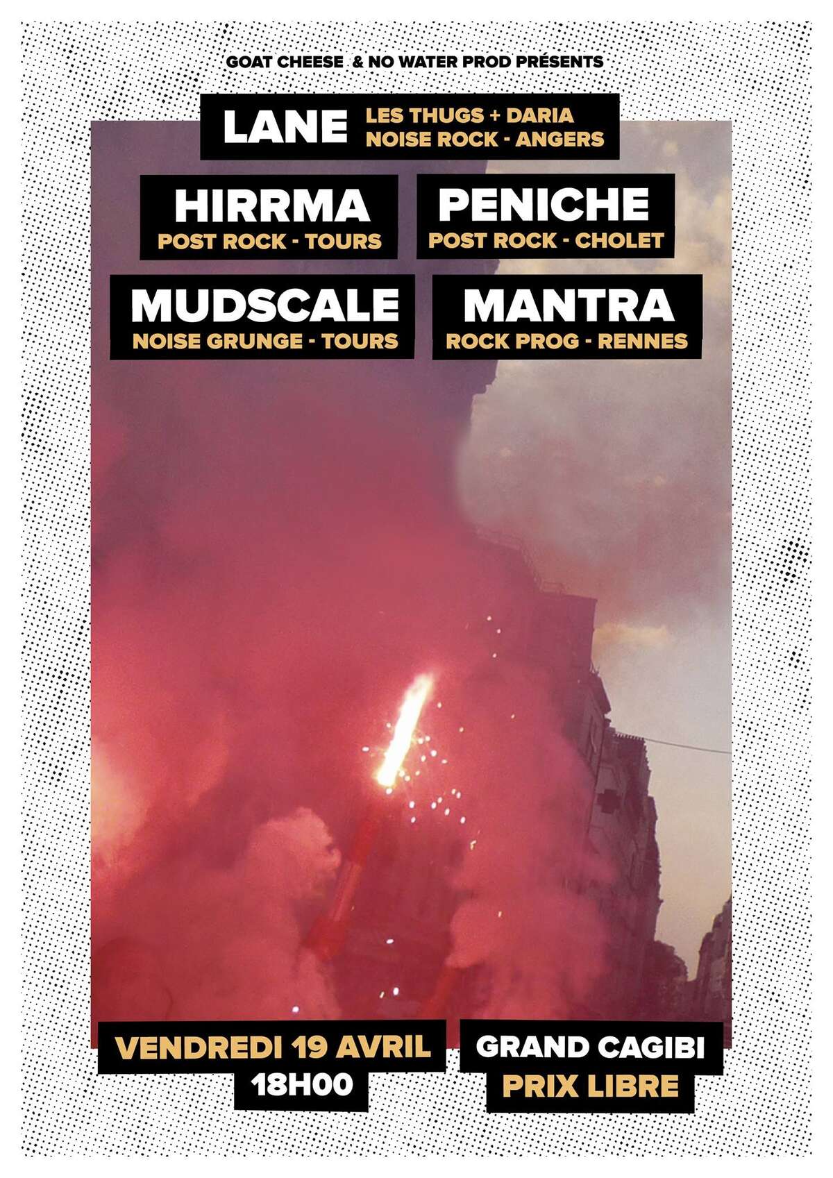 Photo de l'événement Lane • Hirrma • Peniche • Mudscale • Mantra | Le Grand Cagibi à Le Grand Cagibi
