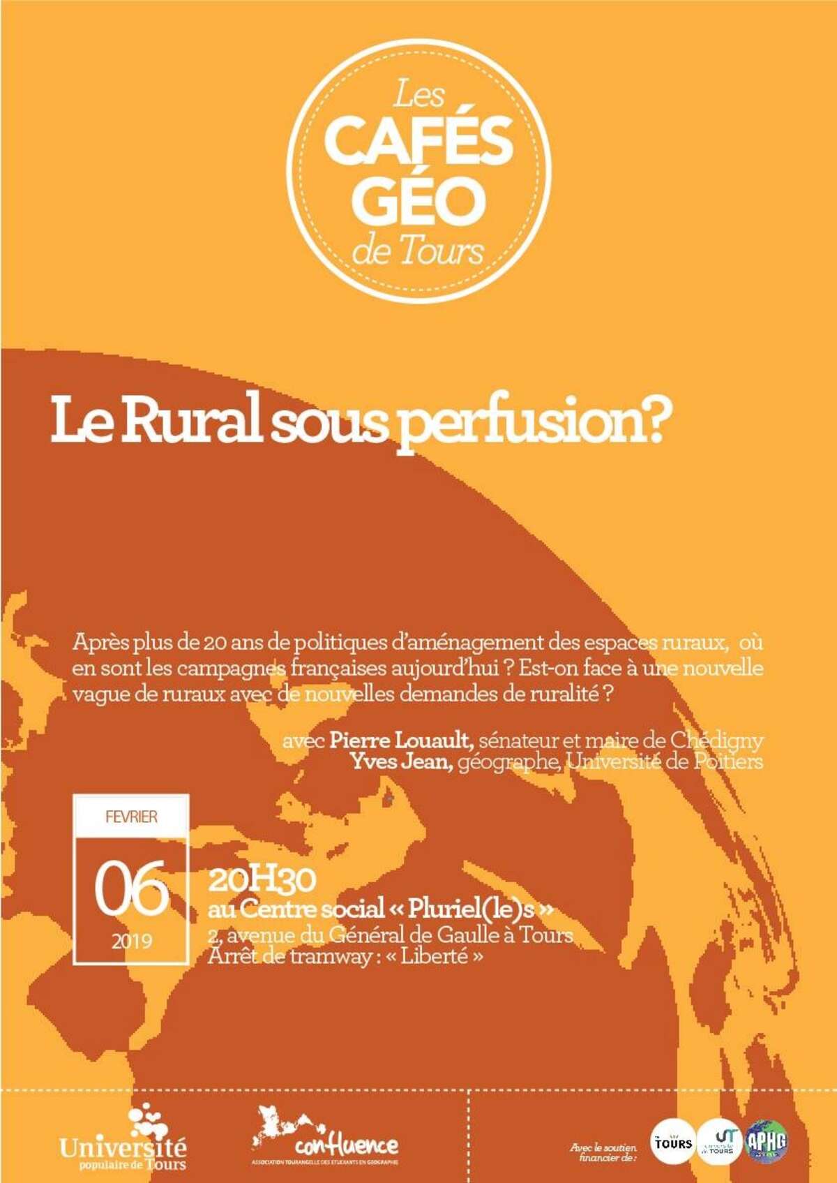 Photo de l'événement Café Géo : Le rural sous perfusion ? à Centre Social Plurielles