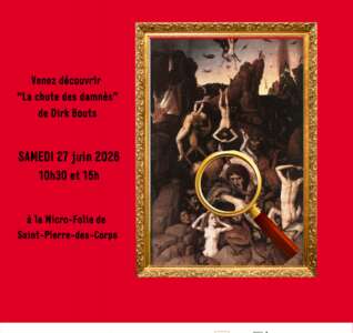 Illustration Micro-folie : 30 minutes pour découvrir "La chute des damnès" de Dirk Bouts