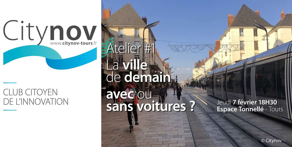 Photo de l'événement 7 fév 18h30 La ville de demain avec ou sans voitures ? à 55 Boulevard Tonnellé