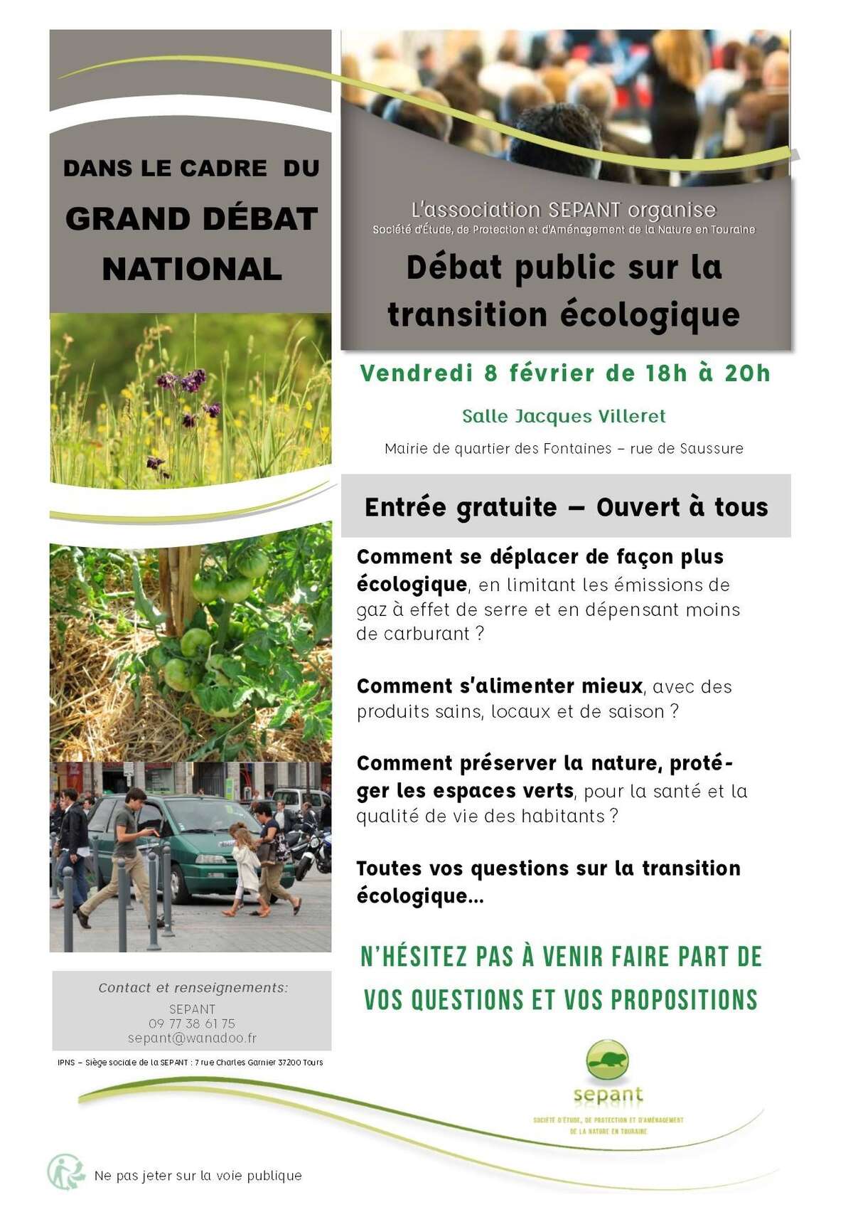 Photo de l'événement Débat public sur la transition écologique à Sepant