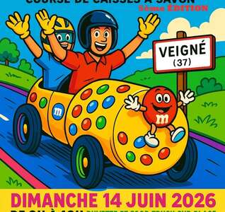 Illustration Course de Caisses à Savon - La Descente du Crochu