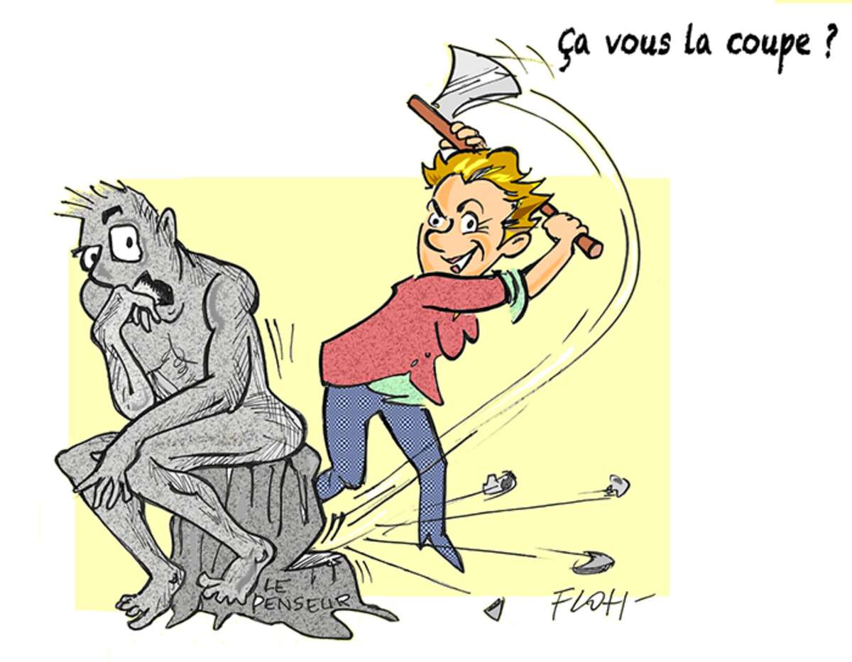 Photo de l'événement Floh - Ca Cartonne ! - Dessin de presse à La Médiathèque La Riche