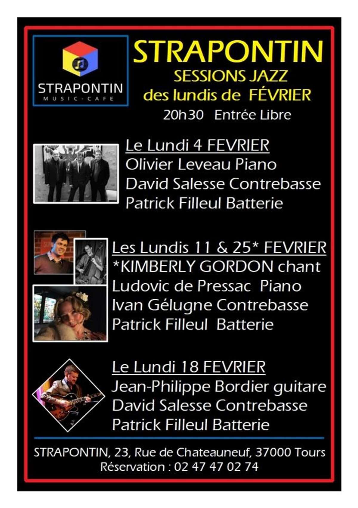Photo de l'événement JAZZ SESSION TRIO à STRAPONTIN CAFE