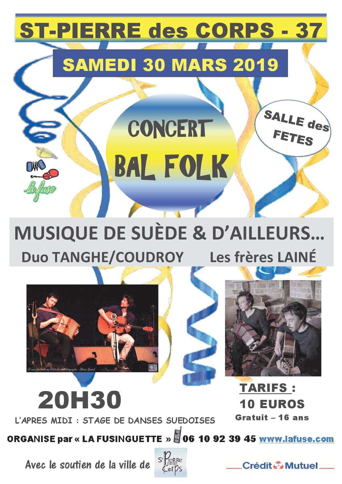 Photo de l'événement Concert BAL FOLK à Salle Des Fêtes De Saint Pierre Des Corps