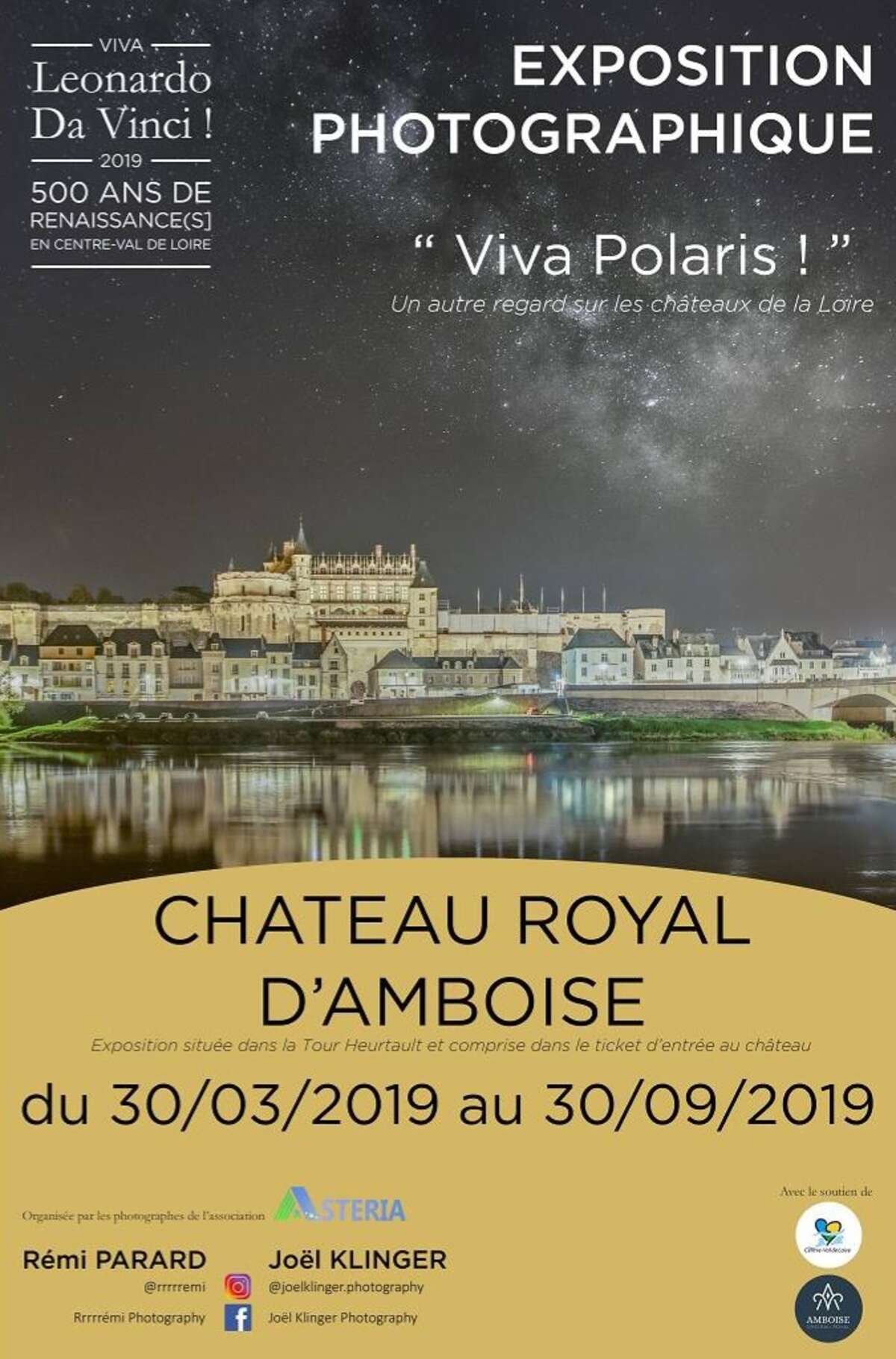 Photo de l'événement Exposition photographique - Viva Polaris ! à Château Royal d'Amboise