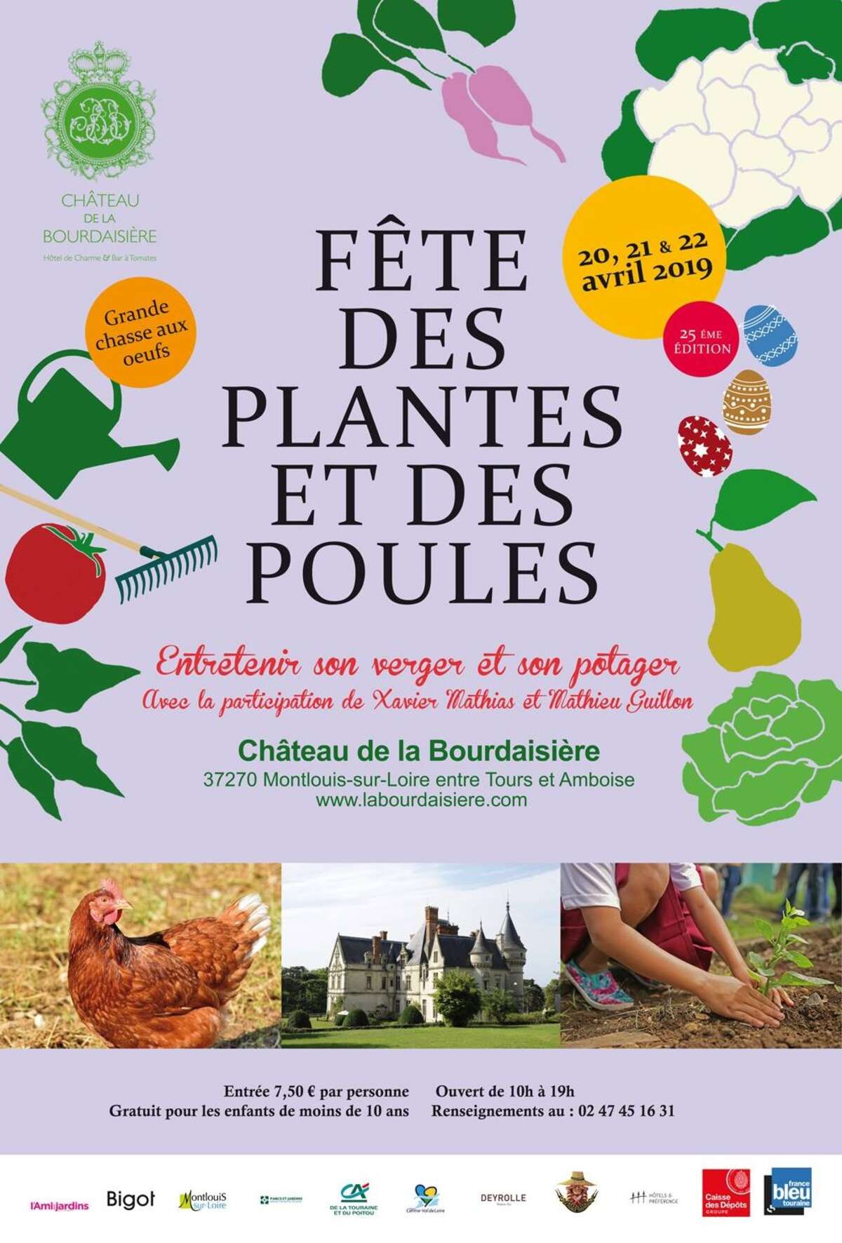 Photo de l'événement Fête des Plantes et des Poules 2019 à Château de la Bourdaisière