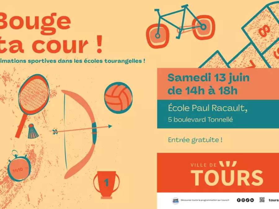 Photo de l'événement Bouge ta cour ! à l'École Paul Racault à Ecole élémentaire Paul Racault