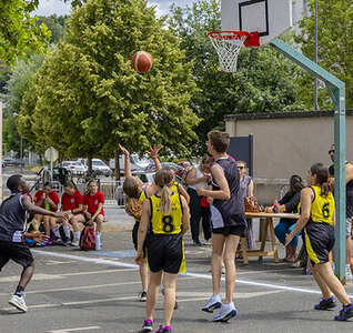 Illustration Tournoi de basket-ball 3x3