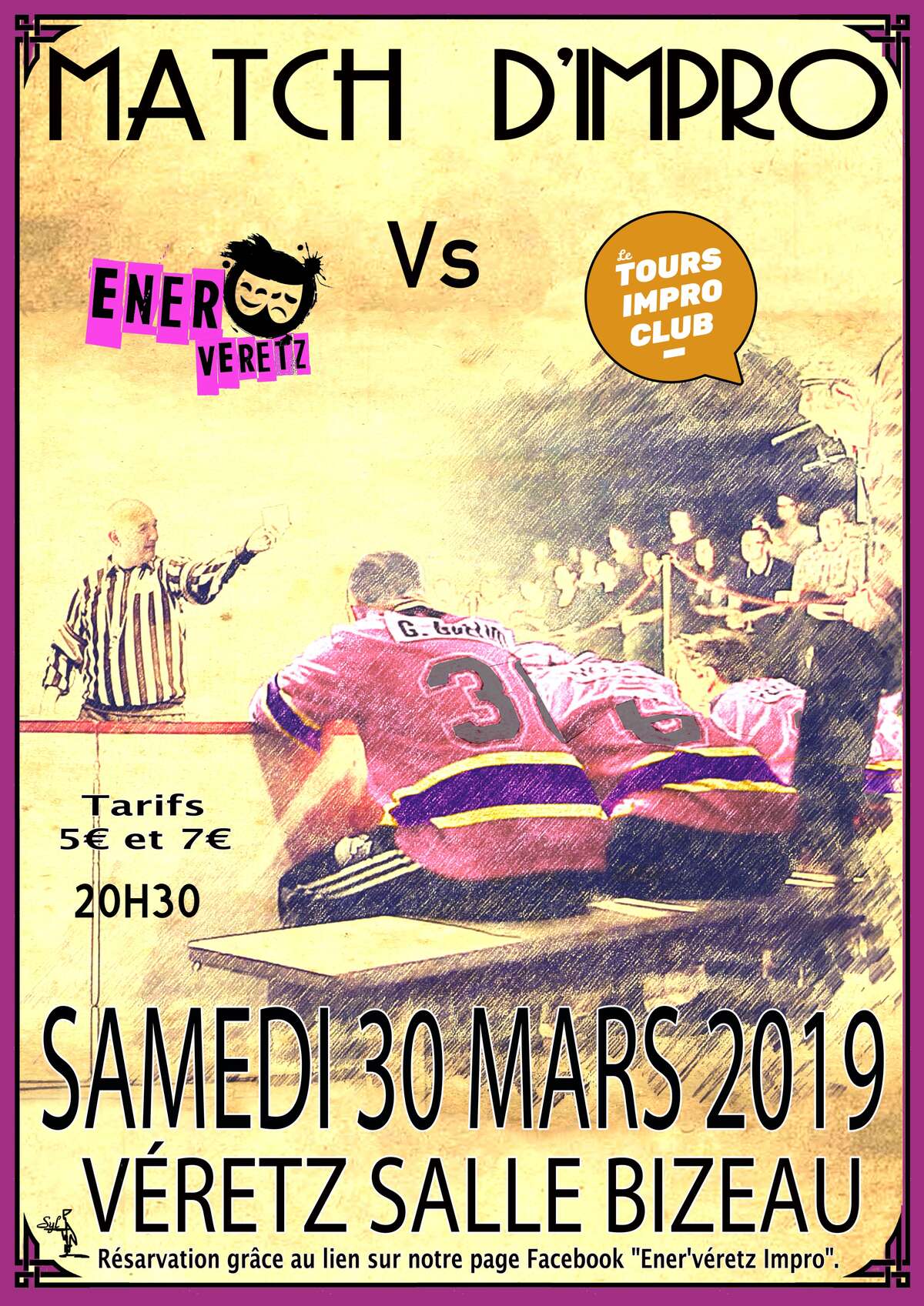Photo de l'événement Match d'improvisation à Salle Eugène Bizeau