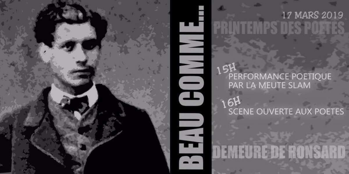 Photo de l'événement Scène ouverte aux poètes + perf de la meute slam à Demeure de Ronsard - Prieuré Saint-Cosme