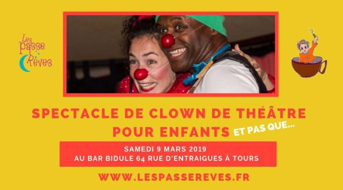 Illustration Spectacle de Clown de Théâtre pour enfants