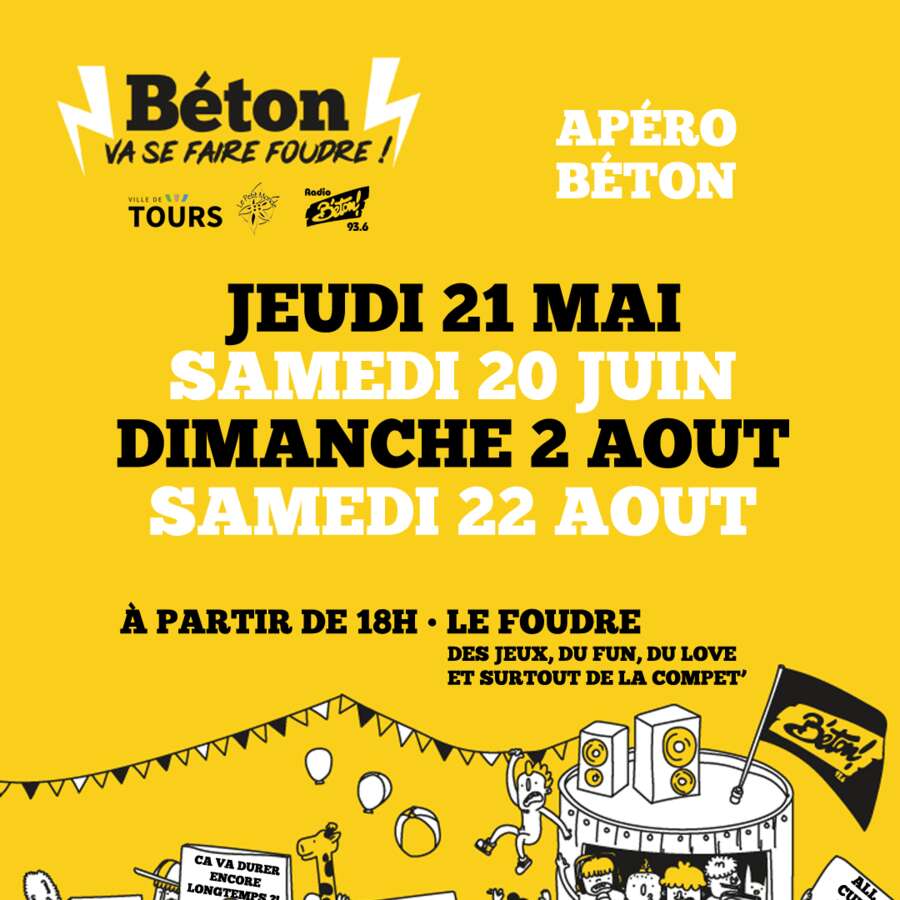 Photo de l'événement BÉTON VA S'FAIRE FOUDRE X COMPÉTITION DE JEUX DE PALETS à Le Foudre