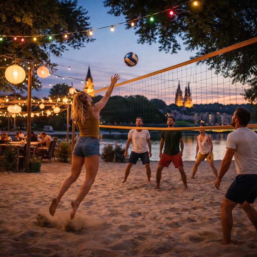 Photo de l'événement VOLLEYBALL • Sport en bords de Loire à La Plage