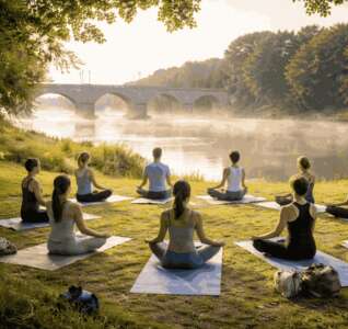 Illustration HATHA FLOW YOGA – Garrett